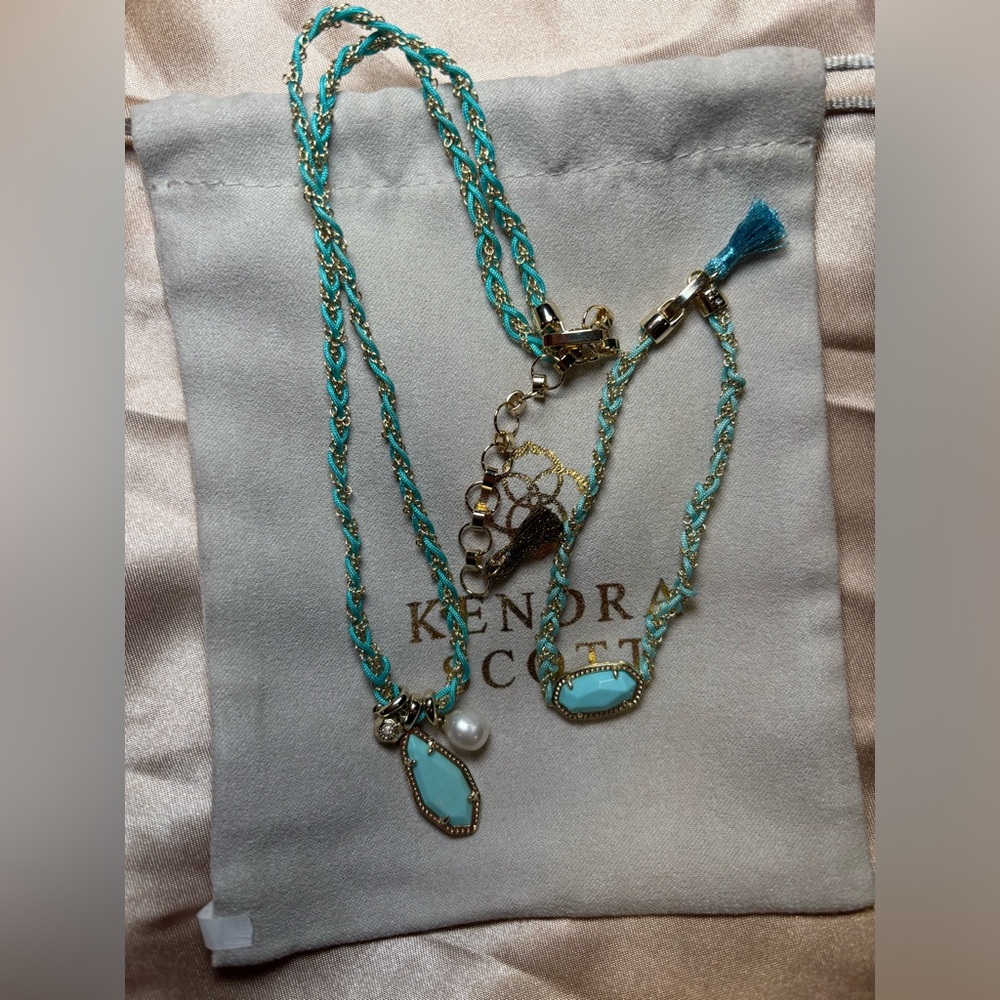 Kendra Scott Blue set - Picture 2 of 4